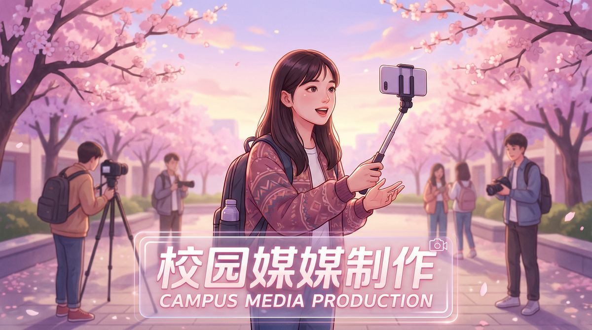 女神视频传媒-校园vlog拍摄教程